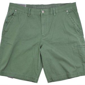 New Weatherproof Size 44  Men's Ripstop Utility Shorts 10" Inseam Ivy Green WP
